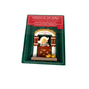 1986 Windows of the World #2-Vrolyk Kerstfeest Collector's Hallmark Ornament